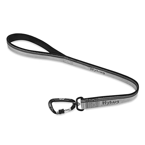 Hyhug Starke 3M reflektierende Streifen Nylon High Density Jacquard Weave Webbing Hundeleine, Bequeme, verstellbare Länge Sicherheitsleine, sicherer Nachtsspaziergang (61 cm, Ultimatives Grau) Hyhug Starke 3M reflektierende Streifen Nylon High Density Jacquard Weave Webbing Hundeleine, Bequeme, verstellbare Länge Sicherheitsleine, sicherer Nachtsspaziergang (61 cm, Ultimatives Grau) von Hyhug