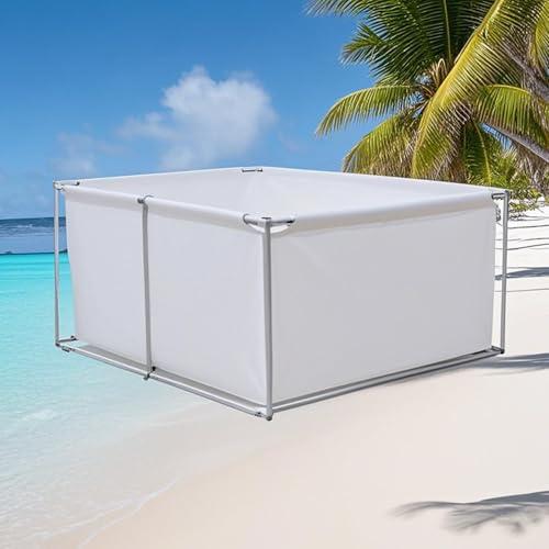 Hynbdes Aquarium Pool mit Ablassventil - Aquakultur Wassertank Zisterne mit Stahlrahmen - Multifunktions PVC Canvas Temporärer Fischteich für Koi Fische und Schildkröten Hynbdes Aquarium Pool mit Ablassventil - Aquakultur Wassertank Zisterne mit Stahlrahmen - Multifunktions PVC Canvas Temporärer Fischteich für Koi Fische und Schildkröten von Hynbdes