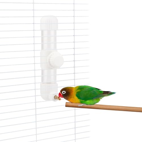 Hypeety Auslaufsichere Vogelwasserflasche für Käfig, klar, kein Verschütten, automatischer Papageien-Wasserspender mit Federventil für kleine Papageien, Wellensittiche, Finken, Nymphensittiche Hypeety Auslaufsichere Vogelwasserflasche für Käfig, klar, kein Verschütten, automatischer Papageien-Wasserspender mit Federventil für kleine Papageien, Wellensittiche, Finken, Nymphensittiche von Hypeety