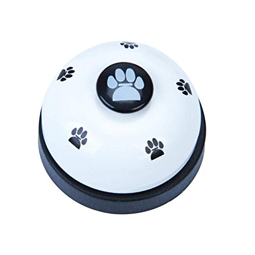 Hypeety Interaktives Hundespielzeug mit Glocke und Klingel für Haustiere mit rutschfesten Gummi-Unterseiten, für kleine Hunde, Katzen, Töpfchentraining, Stoppt Bellen von Hypeety