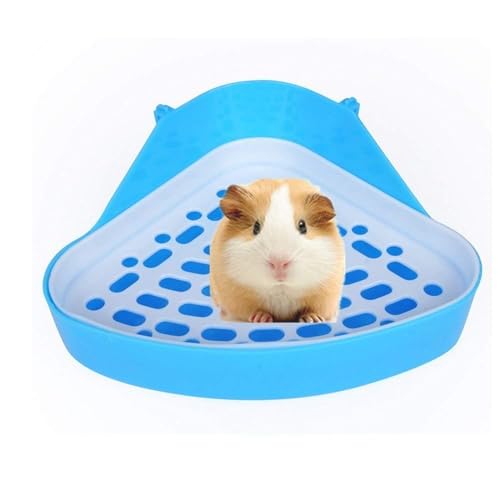 Hypeety Pet WC klein Animal Katzentoilette Ecke für Hamster Meerschweinchen Frettchen Rennmaus Chinchilla Pet Kleine Ratte WC (zufällige Farbe) von Hypeety