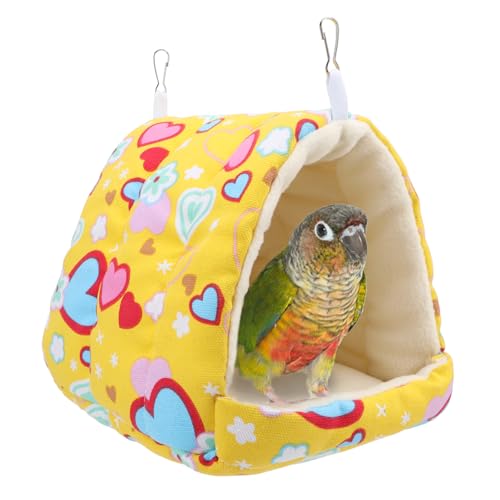 Hypeety Vogel-Hängemattennest für Papageien, Winter, warmes Nesthaus, bequemes Plüsch-Vogelbett für Käfig, Winter, Vogelversteck, Hütte für Nymphensittiche, Wellensittiche, Sittiche, Lovebirds Conures Hypeety Vogel-Hängemattennest für Papageien, Winter, warmes Nesthaus, bequemes Plüsch-Vogelbett für Käfig, Winter, Vogelversteck, Hütte für Nymphensittiche, Wellensittiche, Sittiche, Lovebirds Conures von Hypeety
