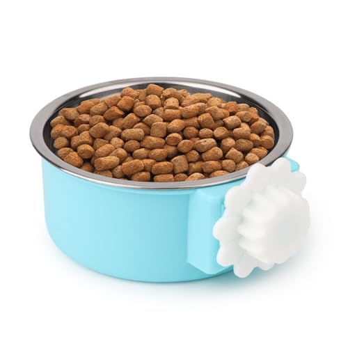 Hypeety Wassernapf für Hundekäfige, kein Verschütten, hängende befestigbare Futternäpfe für Hundehütte, langlebig, Edelstahl, Futter und Wasser, Geschirr für kleine Hunde, Katzen, Kaninchen, Papageien Hypeety Wassernapf für Hundekäfige, kein Verschütten, hängende befestigbare Futternäpfe für Hundehütte, langlebig, Edelstahl, Futter und Wasser, Geschirr für kleine Hunde, Katzen, Kaninchen, Papageien von Hypeety