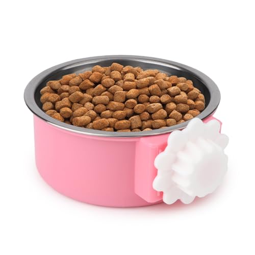 Hypeety Wassernapf für Hundekäfige, kein Verschütten, hängende befestigbare Futternäpfe für Hundehütte, langlebig, Edelstahl, Futter und Wasser, Geschirr für kleine Hunde, Katzen, Kaninchen, Papageien Hypeety Wassernapf für Hundekäfige, kein Verschütten, hängende befestigbare Futternäpfe für Hundehütte, langlebig, Edelstahl, Futter und Wasser, Geschirr für kleine Hunde, Katzen, Kaninchen, Papageien von Hypeety
