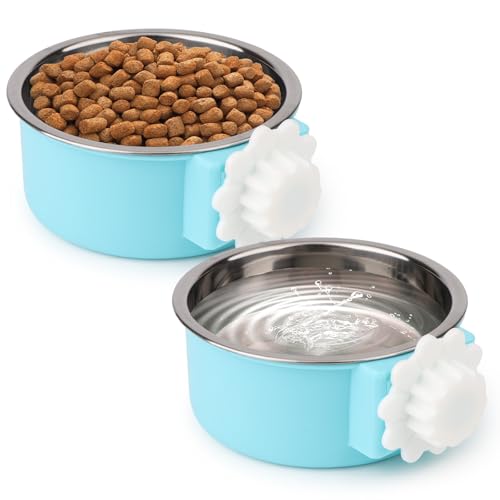 Hypeety Wassernapf für Hundekäfige, kein Verschütten, zum Aufhängen, befestigbare Futternäpfe für Hundehütte, langlebig, Edelstahl, Futter und Wasser, Geschirr für kleine Hunde, Katzen, Kaninchen Hypeety Wassernapf für Hundekäfige, kein Verschütten, zum Aufhängen, befestigbare Futternäpfe für Hundehütte, langlebig, Edelstahl, Futter und Wasser, Geschirr für kleine Hunde, Katzen, Kaninchen von Hypeety
