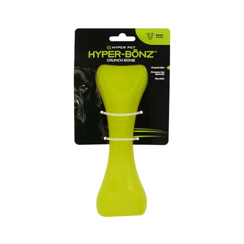 Hyper Pet Hyper-Bonz Interaktives Hundespielzeug mit Rindfleischduft, 18,3 cm lang, für alle Rassengrößen Hyper Pet Hyper-Bonz Interaktives Hundespielzeug mit Rindfleischduft, 18,3 cm lang, für alle Rassengrößen von Hyper Pet