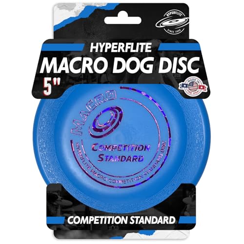 Hyperflite Macro Competition Standard Dog Disc 12,7 cm (28 g) | Ultimative Fliegenscheibe für Hunde | Offizielle Skyhoundz Wettkampfscheibe zum Spielen, Apportieren & Poolspaß | Schwimmt | leicht | von Hyperflite
