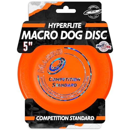 Hyperflite Macro Competition Standard Dog Disc 12,7 cm (28 g) | Ultimative Fliegenscheibe für Hunde | Offizielle Skyhoundz Wettkampfscheibe zum Spielen, Apportieren & Poolspaß | Schwimmt | leicht | von Hyperflite