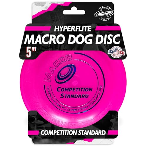 Hyperflite Macro Competition Standard Dog Disc 12,7 cm (28 g) | Ultimative Fliegenscheibe für Hunde | Offizielle Skyhoundz Wettkampfscheibe zum Spielen, Apportieren & Poolspaß | Schwimmt | leicht | von Hyperflite