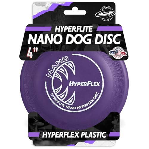 Hyperflite Nano Hyperflex Disc Hundescheibe, 10,2 cm, offizielle Skyhoundz Mini-Fliegenscheibe für kleine Hunde und Welpen, langfliegendes, leichtes Jagd-Hundespielzeug für Garten und Strand Hyperflite Nano Hyperflex Disc Hundescheibe, 10,2 cm, offizielle Skyhoundz Mini-Fliegenscheibe für kleine Hunde und Welpen, langfliegendes, leichtes Jagd-Hundespielzeug für Garten und Strand von Hyperflite