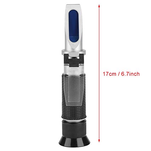 Hyuduo Professioneller Genaues Refraktometer Salzgehaltsmesser, Praktisch zu Bedienen und Praktisch, Genau und Einfach, Eindeutig Kalibrierung Zum Schneiden von Flüssigkeitstestern. Wählen Sie aus von Hyuduo