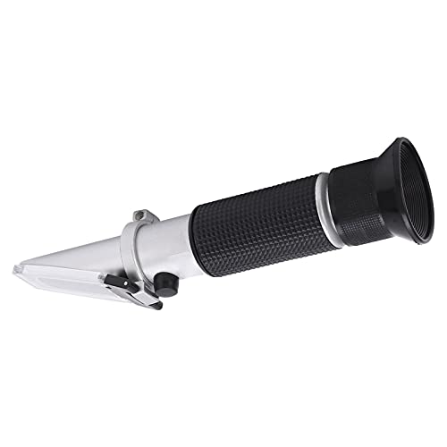 Hyuduo Salzgehaltrefraktometer Genaues Lebensmittelsalzmesser für Aquarien, Ozeanüberwachung und Fischerei - Aluminiumlegierung von Hyuduo