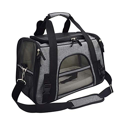 Hzhaodasi Haustier Transporttasche, Atmungsaktive Tragbare Hunde/Katzen Schultertasche, Faltbarer Rucksack für Reisen im Freien von Hzhaodasi