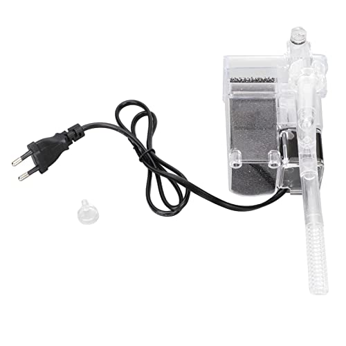 Hztyyier Kleiner Aquarium-Leistungsfilter, Aquarium-Filter-Ölfilmprozessor für Aquarien (EU-Stecker 220 V) von Hztyyier