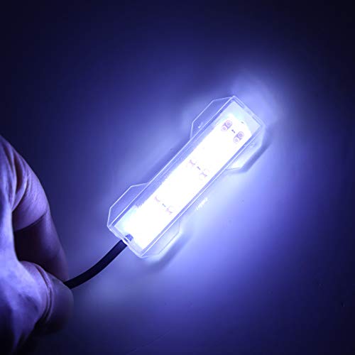 Hztyyier Mini LED Aquarium Licht, Aquarium Led Beleuchtung, LED Aquarium Pflanzenlicht Aquarium Mini Dekoration Weiche LED Lampe von Hztyyier