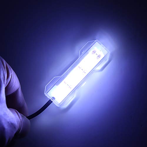 Mini LED Aquarium Licht, Aquarium Led Beleuchtung, LED Aquarium Pflanzenlicht Aquarium Mini Dekoration Weiche LED Lampe von Hztyyier
