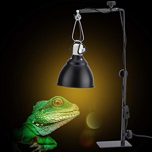 Hztyyier Reptilien-Lampenständer, Höhenverstellbar: 15,7-25.2in, Erweiterbarer Reptilien-Lampenhalter für Eidechsen Schildkröten Schlangen Amphibien Tiere von Hztyyier