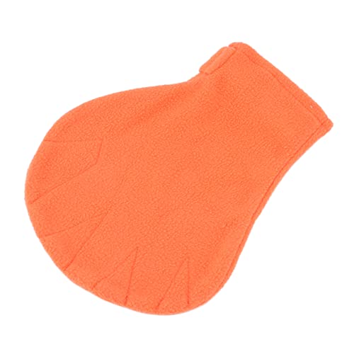Hztyyier Sugar Glider Bonding-Handschuh, Bequem, Hervorragender Schutz vor Wasseraufnahme, Weicher Plüsch, für Kleine Tiere, Beruhigender Handschuh, Vielseitig Einsetzbar für Igel (Orange) von Hztyyier
