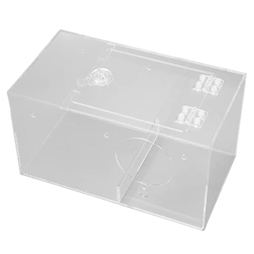 Hztyyier Transparentes Acrylvogel -Brutzungsbox Material Ermutigendes Verhalten für Papageien, Vogelkäfigversorgungen (L (330 x 184 mm / 12,99 x 7,24 Zoll)) von Hztyyier