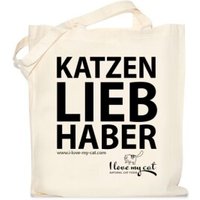I love my cat Jutebeutel für Katzenfutter - Katzenliebhaber von I love my cat