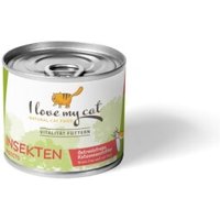 I love my cat Katzenfutter Nass mit Insekten - 200g von I love my cat