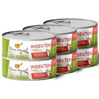 I love my cat Katzenfutter Nass mit Insekten - 6x100g von I love my cat