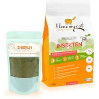 I love my cat Sparset für Katzen mit Pankreatitis: Trockenfutter mit Insektenprotein +Shiimun Gastro I love my cat Sparset für Katzen mit Pankreatitis: Trockenfutter mit Insektenprotein +Shiimun Gastro von I love my cat