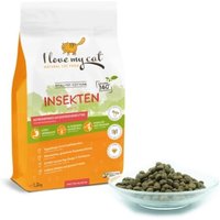 I love my cat Trockenfutter für Katzen mit Insektenprotein - 1,2 kg von I love my cat