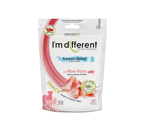 I'm different, gefriergetrocknete Monoprotein Snack Rohschinken von I'm Different