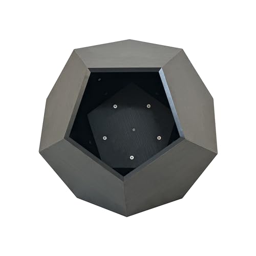 Haustiermöbel-Beistelltisch – Katzentransportbox & Versteck – Multifunktionaler MDF-Tisch für Katzen, Sofa-Beistelltisch & Pflanzkasten (Schwarzbraun) von I0I&I0I