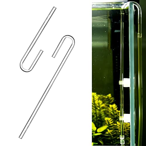 IAFVKAI 2 Stück Acryl U-Form Rohr für Aquarium Luftpumpe Aquarium CO2 Diffusor Connect Tube von IAFVKAI