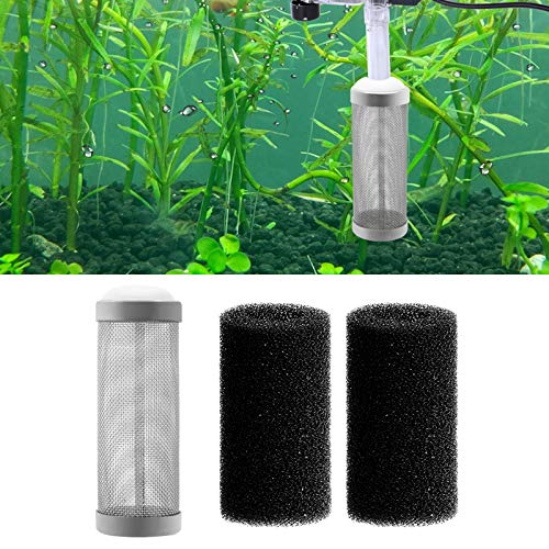 IAFVKAI Aquarium Filter Guard 12mm Edelstahl Zufluss Einlasskorb Mesh Garnelenschutz für Aquarium Perkolator mit Fischvorfilter Einlass Schwammabdeckung von IAFVKAI