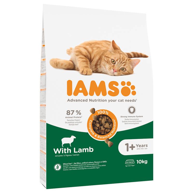 IAMS Advanced Nutrition Adult Cat mit Lamm - Sparpaket: 2 x 10 kg von Iams