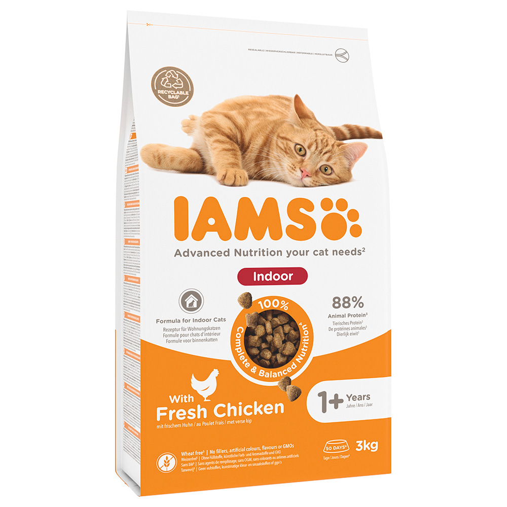 IAMS Advanced Nutrition Indoor Cat mit Huhn - 3 kg von Iams