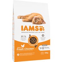 IAMS Advanced Nutrition Kitten mit Frischem Huhn - 10 kg von Iams