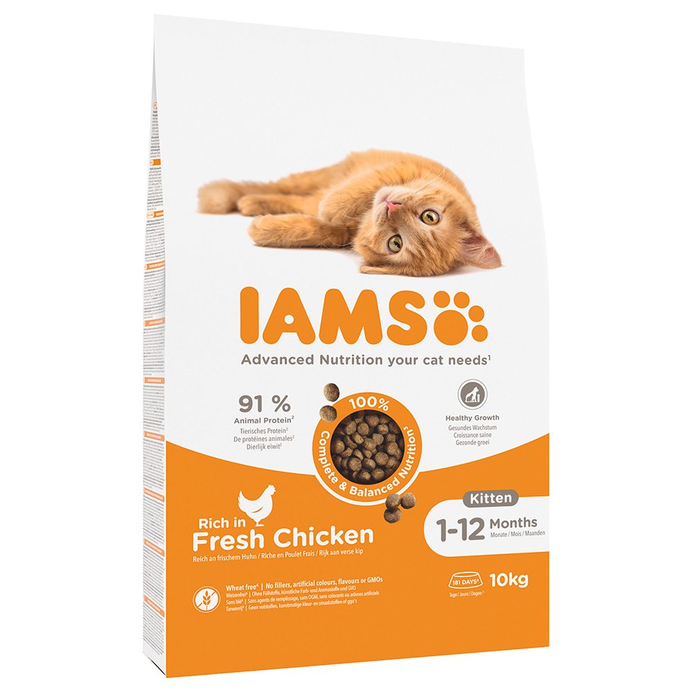 IAMS Advanced Nutrition Kitten mit Frischem Huhn - Sparpaket: 2 x 10 kg von Iams