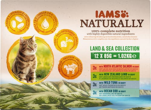 Iams Naturally Katze Land und Sea Collection Multibox groß, 1000 g Iams Naturally Katze Land und Sea Collection Multibox groß, 1000 g von IAMS