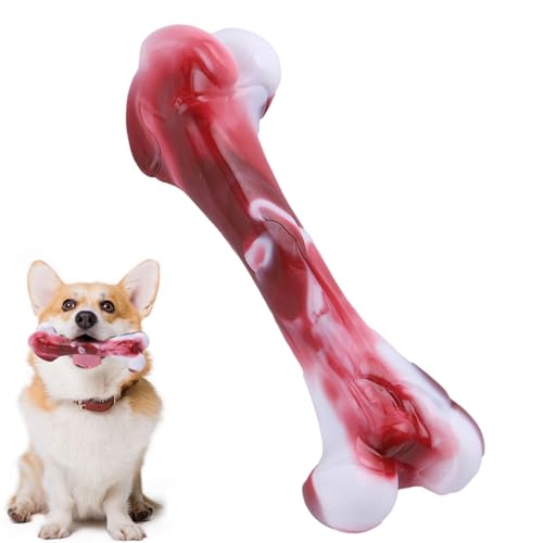 IAZE Haustier-Beißspielzeug für Welpen, unzerstörbares Kauspielzeug für Hunde - Robustes Kauknochen für Hunde, unzerstörbares Hundespielzeug | Haustier-Beißspielzeug, Knochenstäbe für die von IAZE
