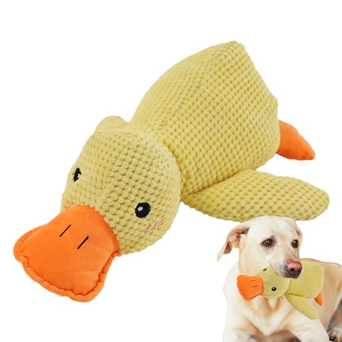 IAZE Pet Plush Duck Stuffed Toy, Stuffed Duck Dog Toy, Squeak Dogs Cute Animal Shape Toys, Calming Duck Dog Toy, Calming Duck Dogs, Cute No Stuffing Duck with Soft Squeaker IAZE Pet Plush Duck Stuffed Toy, Stuffed Duck Dog Toy, Squeak Dogs Cute Animal Shape Toys, Calming Duck Dog Toy, Calming Duck Dogs, Cute No Stuffing Duck with Soft Squeaker von IAZE