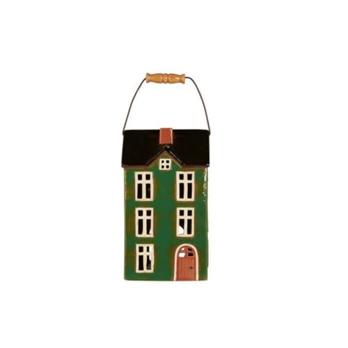 Haus f/Stumpenkerze Nyhavn m/Holzgriff braune Tür Haus f/Stumpenkerze Nyhavn m/Holzgriff braune Tür von IB Laursen