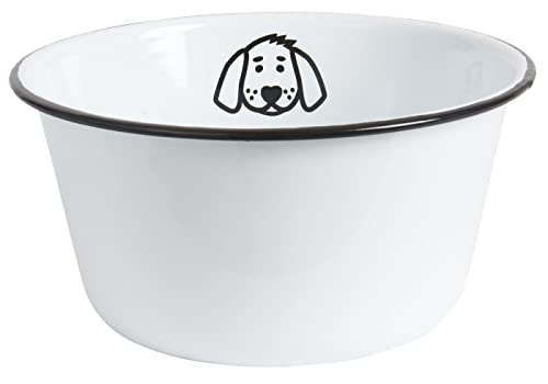 IB Laursen - Fressnapf, Hundenapf, Futternapf - für Hunde - Emaille - Ø 17 cm von IB Laursen