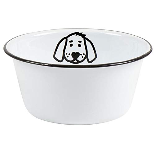 IB Laursen Vintage-Stil Wassernapf, Weiß, Hundenapf, Haustierfutterschüssel, für Hund, 17 cm Ø, 8 cm hoch IB Laursen Vintage-Stil Wassernapf, Weiß, Hundenapf, Haustierfutterschüssel, für Hund, 17 cm Ø, 8 cm hoch von IB Laursen