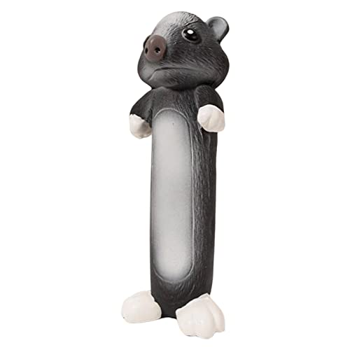 IBUGER Latex-Hundespielzeug,Kauspielzeug für Hunde in Form eines Otters mit Sound-Quietscher - Grunts Squeaker Dog Puppy Chew Toys, Latex Interaktives Quietsch-Hundespielzeug für kleine mittelgroße von IBUGER