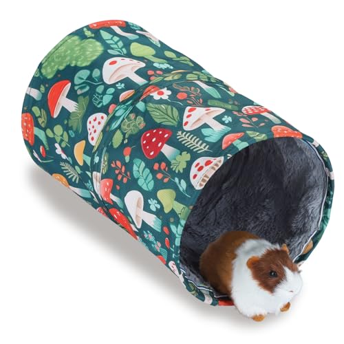 IBWell Niedlicher Pilz Meerschweinchen Versteck Tunnel Bunny Tunnel Meerschweinchen Tunnel und Röhren Hamster Tunnel Weicher Tunnel IBWell Niedlicher Pilz Meerschweinchen Versteck Tunnel Bunny Tunnel Meerschweinchen Tunnel und Röhren Hamster Tunnel Weicher Tunnel von IBWell