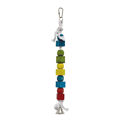ICA BR101 Spielzeug Holz mit großen Perlen und Glocke für Vögel von ICA