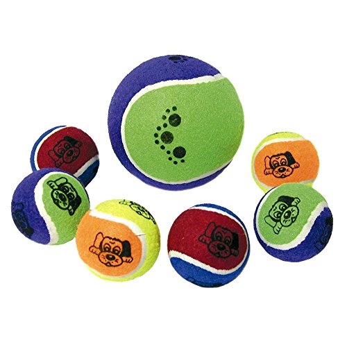 ICA DK2 Spielzeug Blister mit Zwei Bällen Tennis für Hunde von ICA