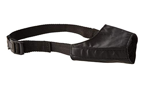 ICA Maulkorb aus Nylon, verstellbar, bequem und robust, Schwarz, Größe 1/14 cm von ICA