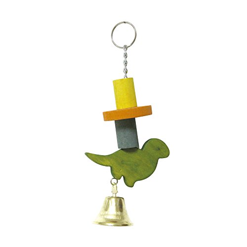 ICA b16024 Spielzeug mit Dinosaurier und Glocke für Vögel von ICA