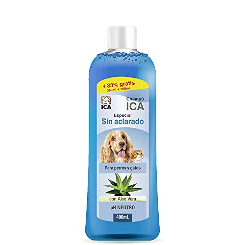 ICA chp34 Shampoo mit Aloe Vera für Hunde waschen trocken von ICA