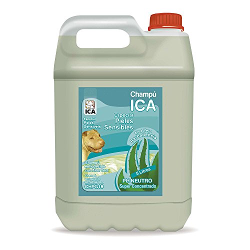 ICA chpg18 Shampoo für empfindliche Haut mit Aloe Vera für Hunde von ICA